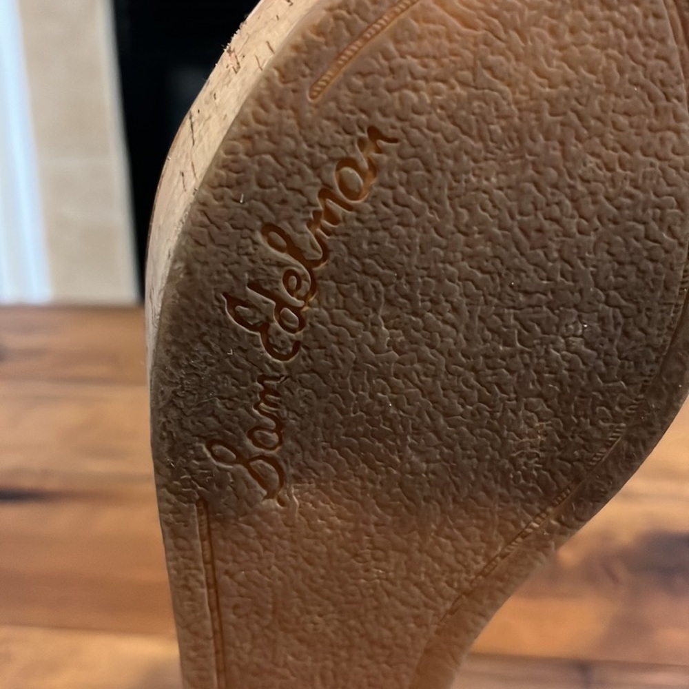 SAM Edelman sandals, leopard pattern, platform sl… - image 8